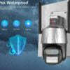 P10 Dual Lens Wifi Camera With ICSEE App
