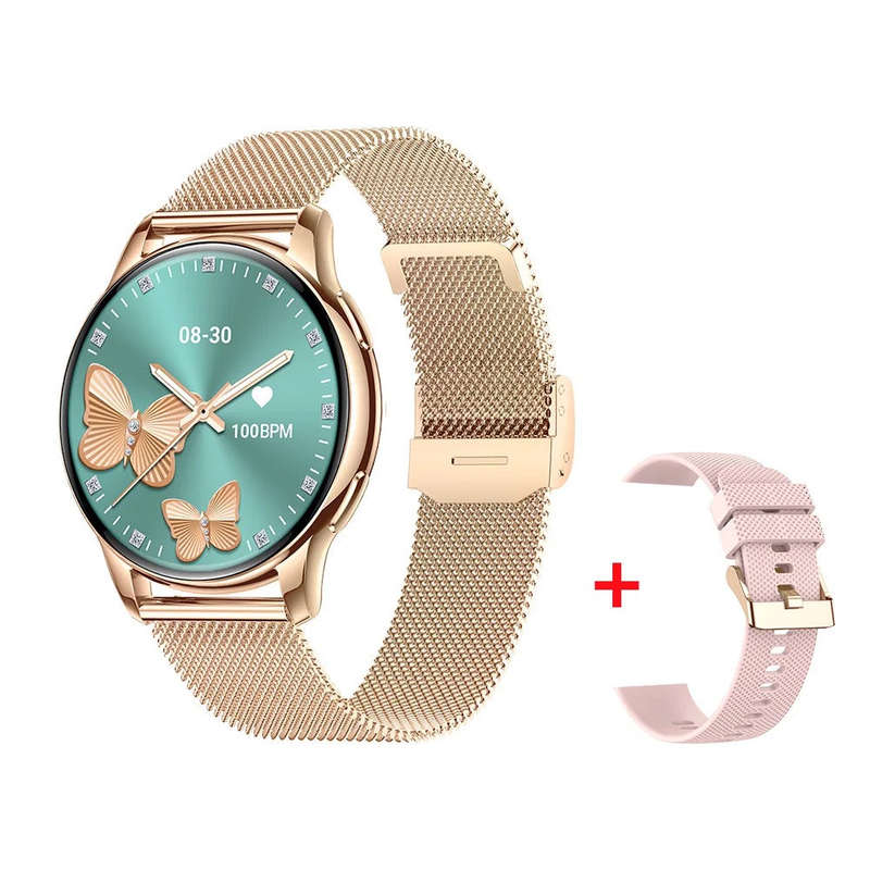 Smart Watch with HD Display, Bluetooth Call, Heart & Sleep Monitor, IP68 Waterproof, Android/iOS