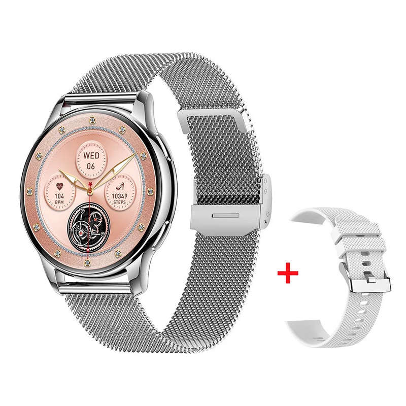 Smart Watch with HD Display, Bluetooth Call, Heart & Sleep Monitor, IP68 Waterproof, Android/iOS