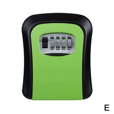 Key Lock Box Wall Mounted Key Safe Box Weatherproof Combination New