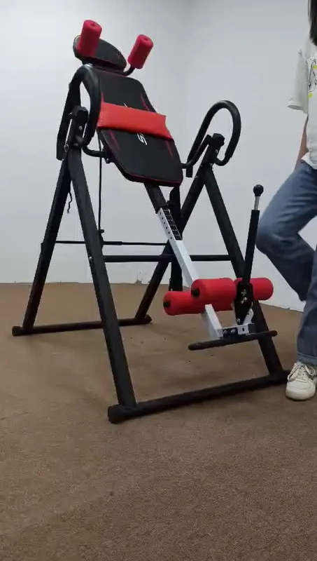 Gravity Heavy Duty Inversion Table, Back Stretcher Machine for Pain Relief Therapy, Inversion Equ...