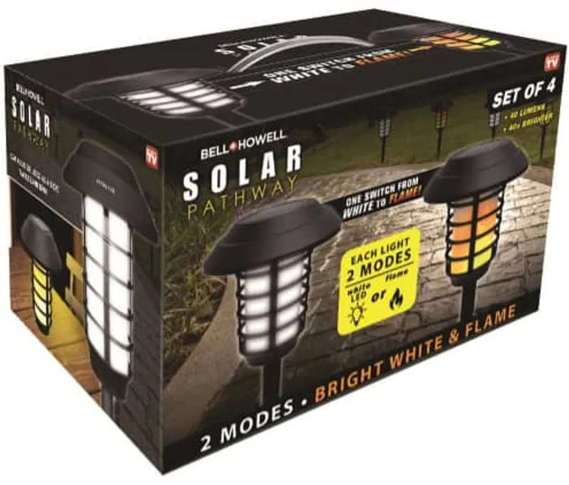 Solar Garden Lantern 2pc Set