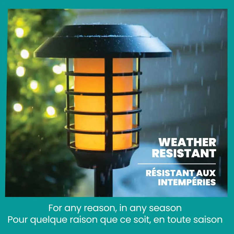 Solar Garden Lantern 2pc Set