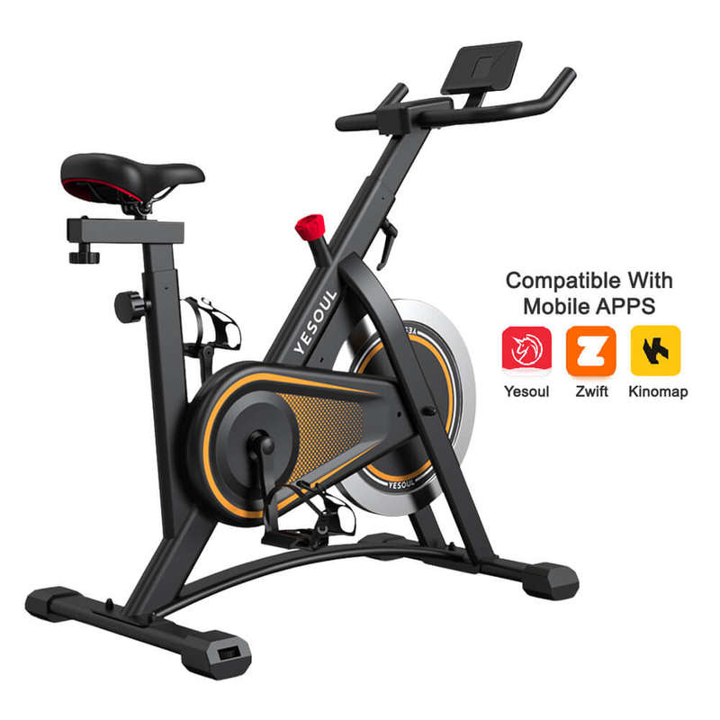 Yesoul A1 Indoor Spin Bike  Bluetooth Smart Cycling, 6kg Flywheel, Adjustable Magnetic Resistance