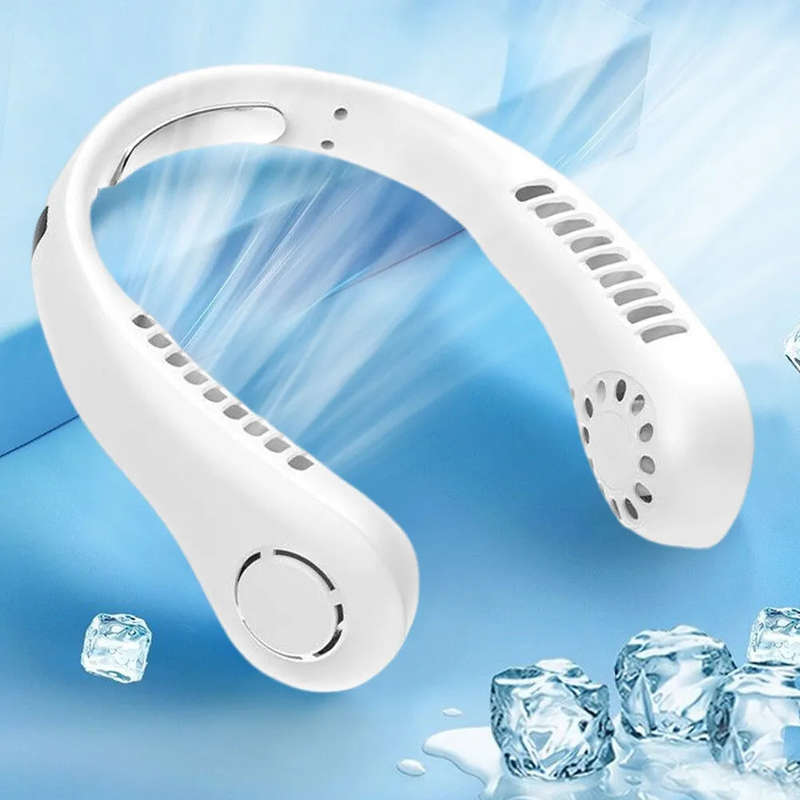 Bladeless Portable Fan Comfortable Hanging Neck Fan for Home Outdoor Accessories