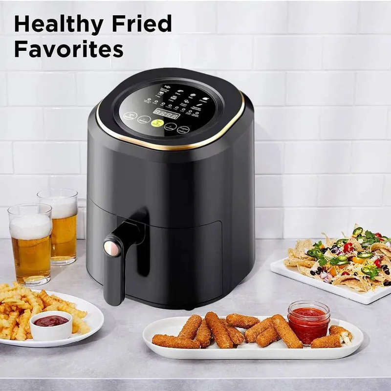 Air Fryer Digital Touch Screen Cooker Low Oil Timer Oven Frying Fryer Silvercrest 7.5L inc 2pc To...