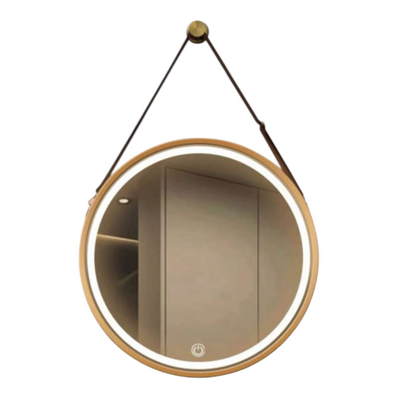 Modern Round Illuminated LED Mirror Touch Sensor With Strap 60cm - Various Options