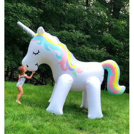 Unicorn Sprinkler Water Toys Inflatable Unicorn Outdoor Yard Sprinkler For Kids And Adults.