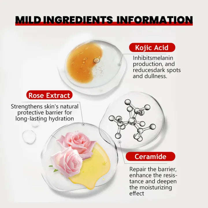 Kojic Acid Essence Toner Repair Brighten Essence Anti Wrinkle Moisturizing Refining Pores Skin Ca...