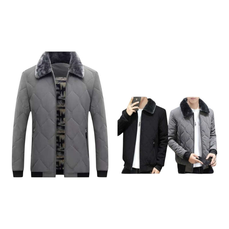 MWear Mens Puffer Winter Windbreaker Collar Warm Jacket