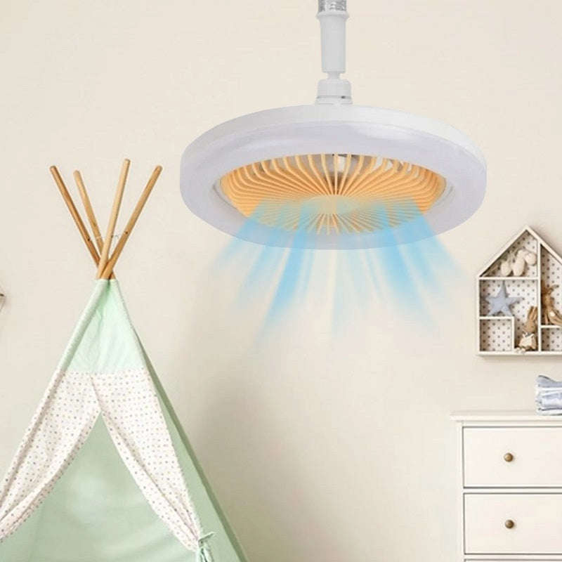 LED Ceiling Light 360 Rotation 6500k With Fan & Remote Control