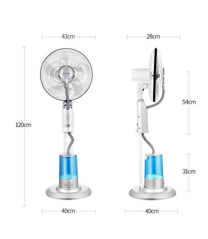Condere 16 Remote-Controled Pedestal Mist Fan