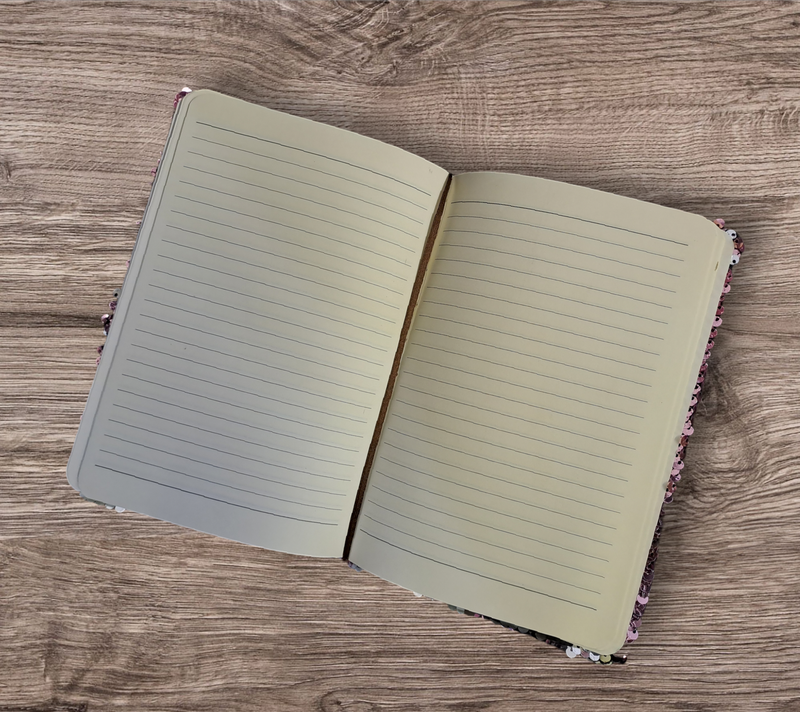 Fancy A5 Sequins Diary/Notebook