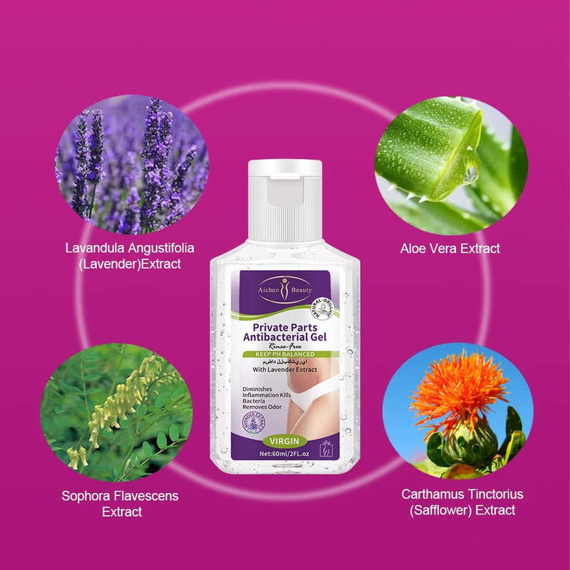 Private Parts Antibacterial Extract Gel 60ml Lavender