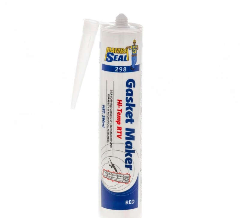 Mamba Gasket Maker RTV HI-i-Temp 280ml Red