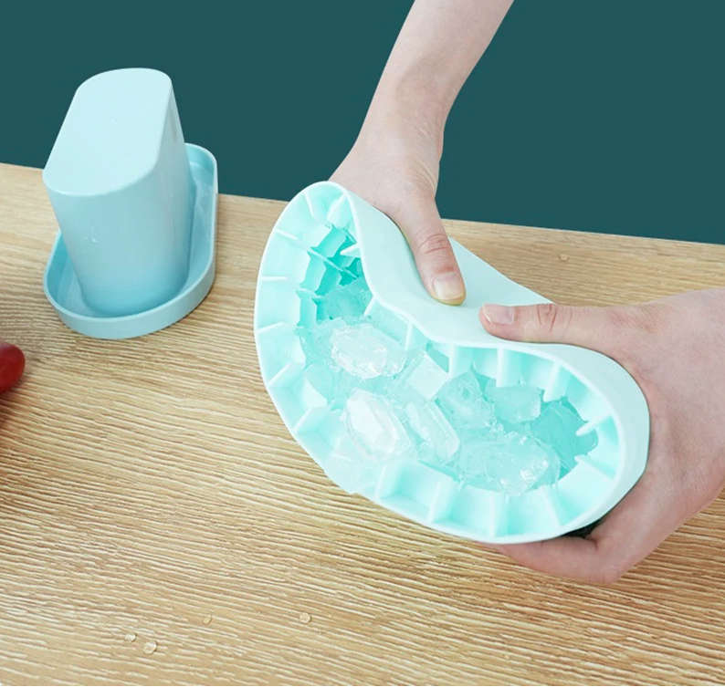 Ice Bucket Mold Easy-Release Quickly Freeze Silicone