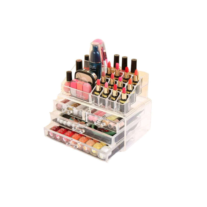 Cosmetic Storage Box 4 Drawer