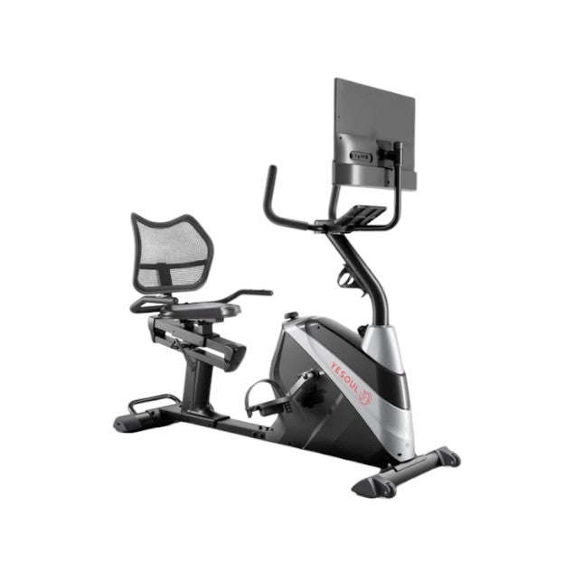 YESOUL J1 PLUS Smart Magnetic Recumbent Bike with 21.5 Rotating Screen & Bluetooth