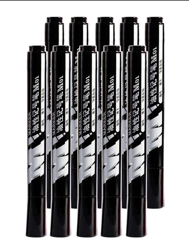 Waterproof and Oil-Proof Markers 10pcs