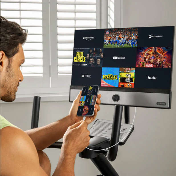 YESOUL J1 PLUS Smart Magnetic Recumbent Bike with 21.5 Rotating Screen & Bluetooth