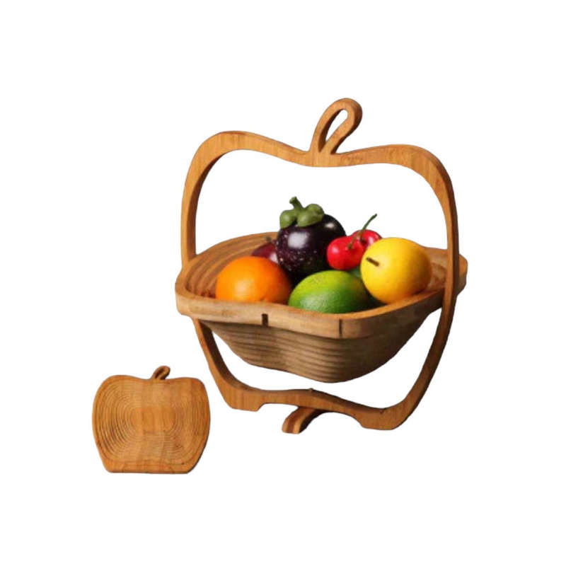 Creative Collapsible Bamboo Fruit Basket