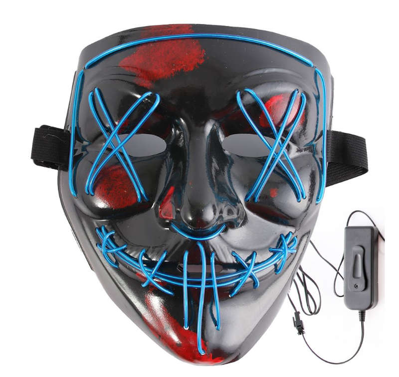 Purge Anarchy LED Light Up Cosplay Mask with Control Box - Various Options