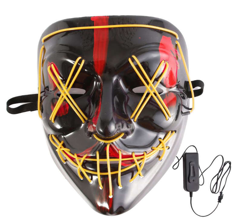 Purge Anarchy LED Light Up Cosplay Mask with Control Box - Various Options