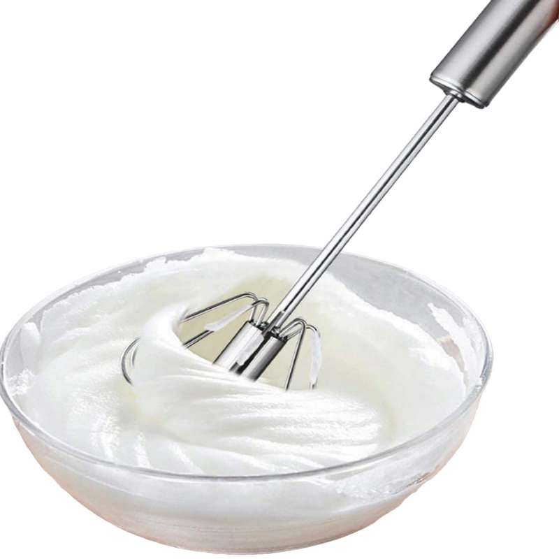 Stainless Steel Press Hand Whisk