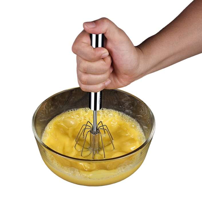 Stainless Steel Press Hand Whisk