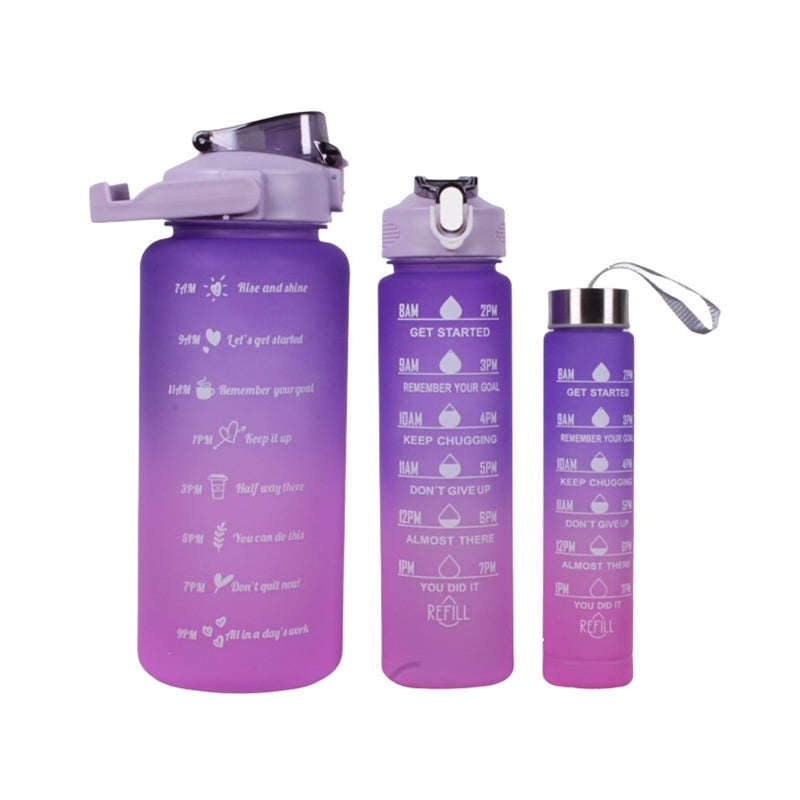Water Bottle Motivational   3pc Set -