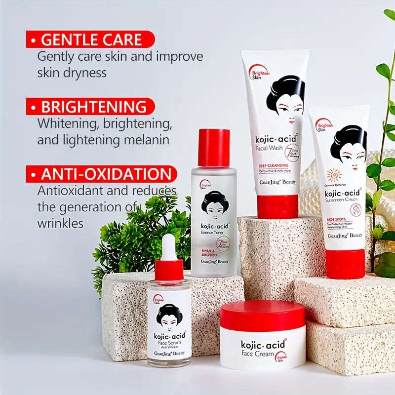 Kojic Acid Skin Care Series 5 Piece Set