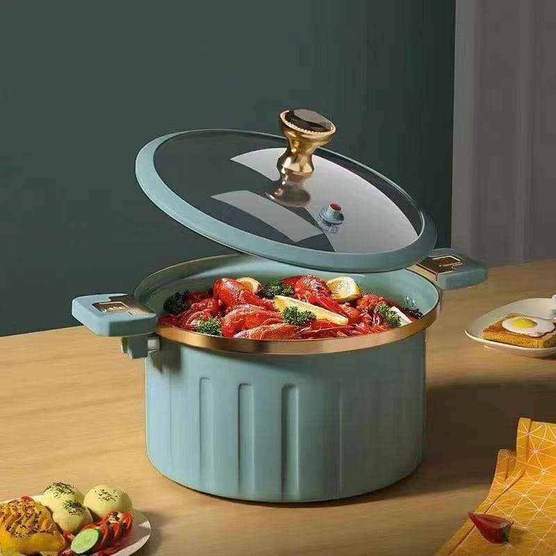 Non Stick Cooking Pots Large Capacity Boiling Pot Soup Meat Pot Kitchen