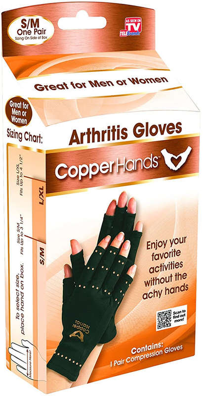 Copper Hands- Arthritis Compression Gloves