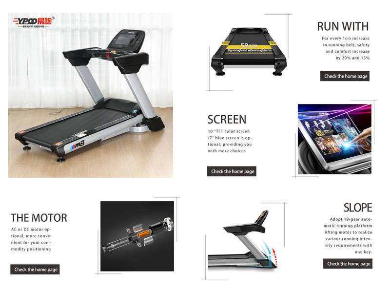Pro-Sportz BF8 Commercial Motorized Treadmill Machine Inc 15.6 TFT Screen, Watch Netflix or Go...
