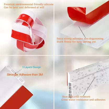 Transparent Silicone Door Bottom Seal