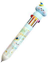 Automatic ballpoint pen, ten-color, CLOUD