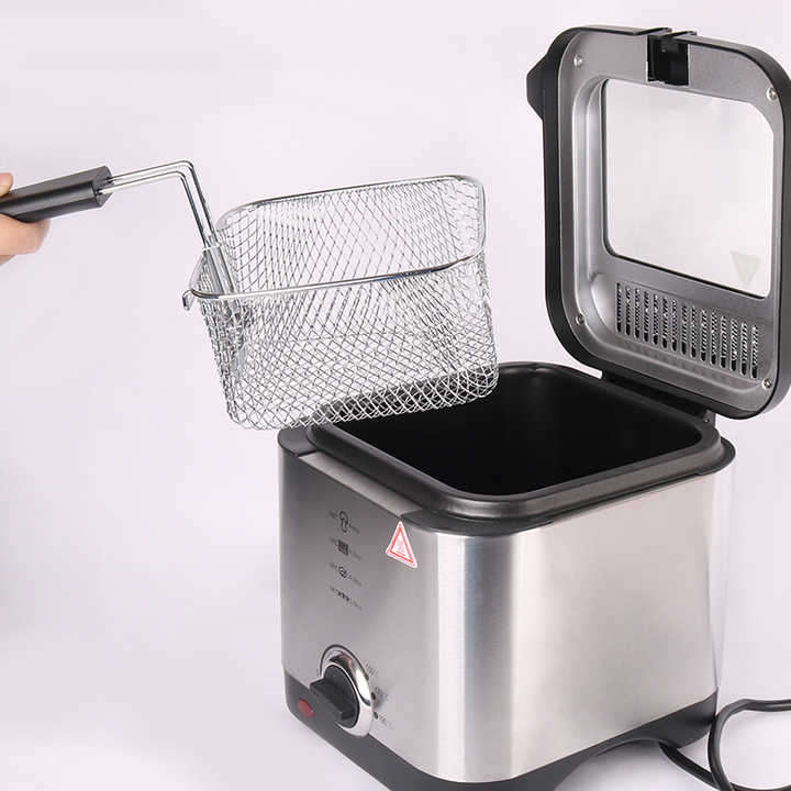 ENZO Kitchen Household 1.5L Detachable Oil Container Commercial Viewable Window Stainless Steel E...