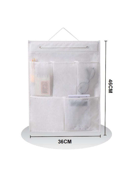 Waterproof Bathroom Organizer Wall Mounted 36X46CM (5 POCKETS)