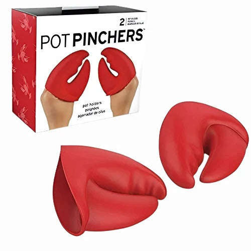 Mini Silicone Pot Pinchers  Heat Resistant Lobster Claw Oven Mitts (1Pair)