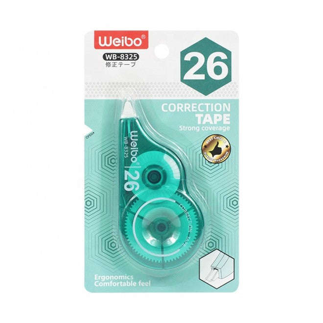 Ergonomic Handle White Out Correction Tape For School Stationery Office Use