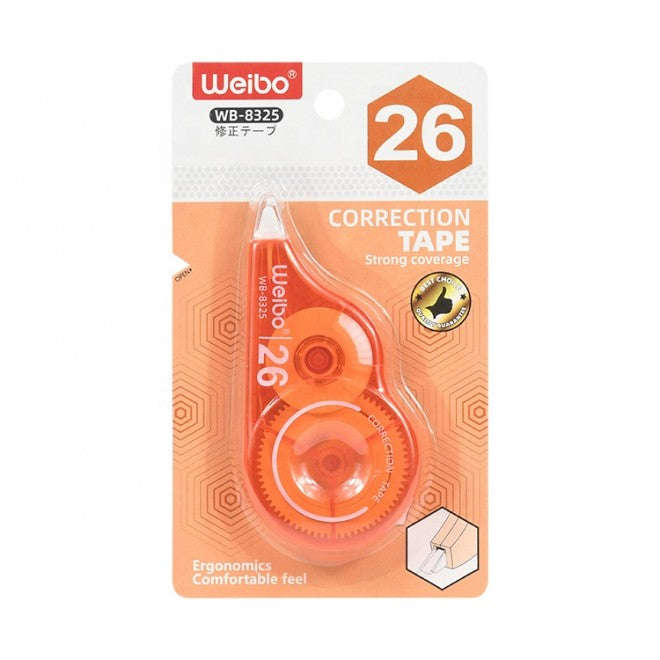 Ergonomic Handle White Out Correction Tape For School Stationery Office Use