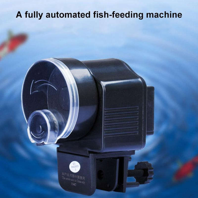 Aquarium Fish Tank Auto Feeders Pet Feeding Dispenser, Capacity: 20-50g