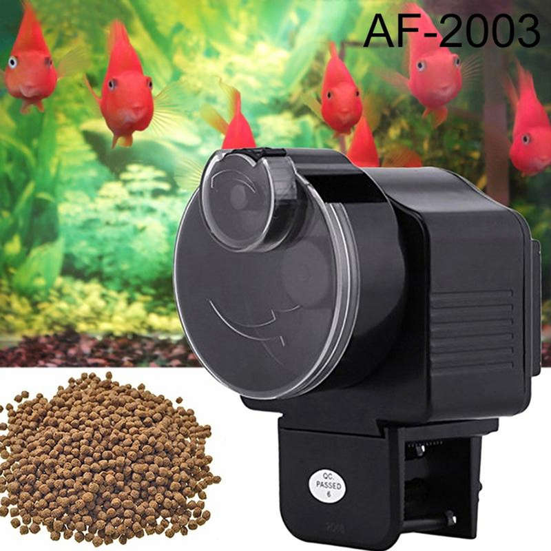 Aquarium Fish Tank Auto Feeders Pet Feeding Dispenser, Capacity: 20-50g
