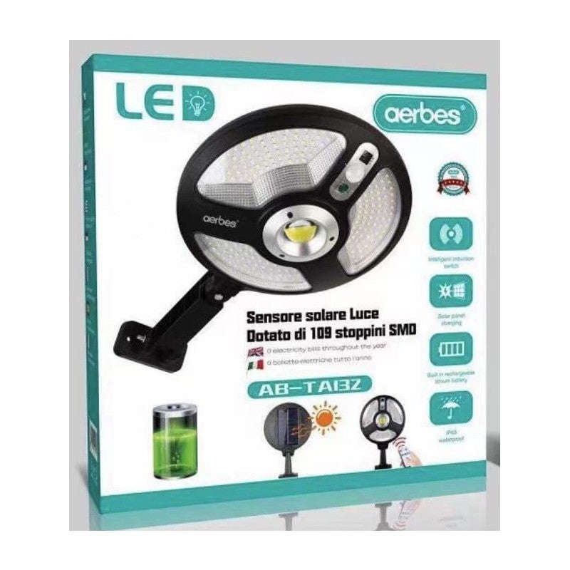 Solar Led lamp AERBES AB-TA132 + Sensor