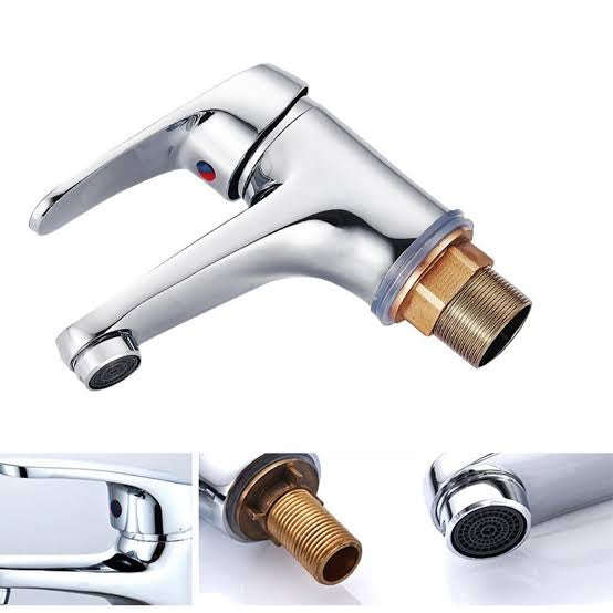 Modern Bathroom Taps Basin Sink Mixer Zinc alloy Tap with 2 Hoses Faucet