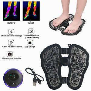 Massage Mat, Home Pulse Foot Massage Cushion, Physiotherapy Foot Massager for Muscle Relief (Rech...