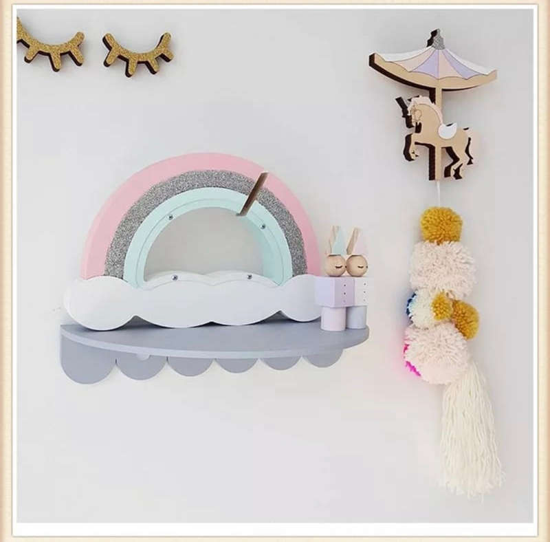 Kids Wooden Coin Money Bank Nordic Style