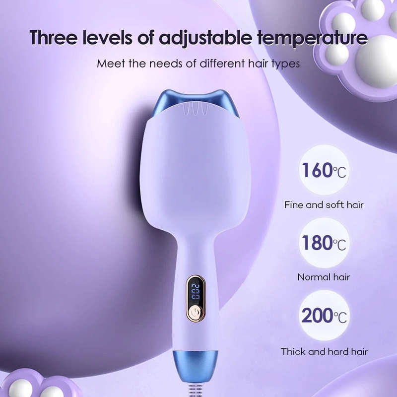 Electric Hair Curler Negative Ions Ceramic Curling Iron 32mm Wave Curly Hair Styler Tools