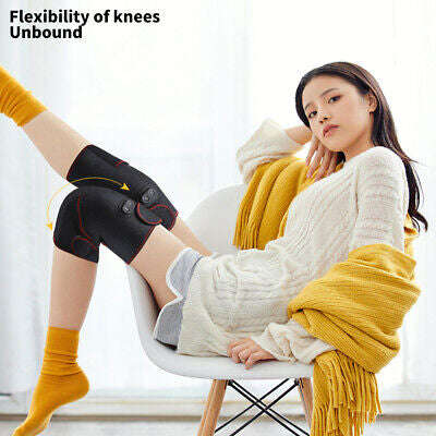 Knee Massager Electric Heated Knee Pad Brace Arthritis Pain Relief Warm Therapy Belt Protector