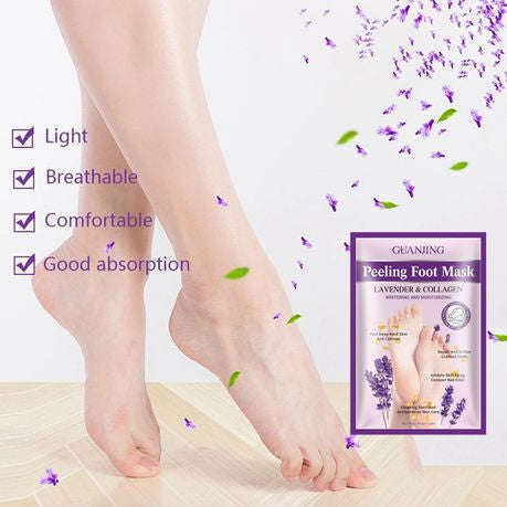 Lavender & Collagen Peeling Foot Mask